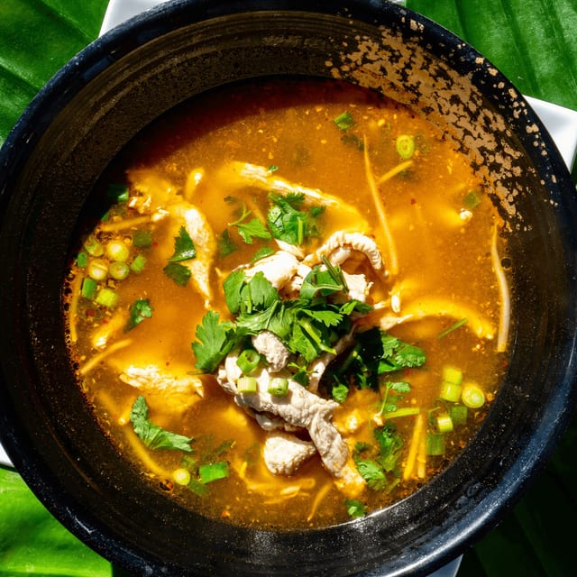 L Tom Yum Noodle Soup.