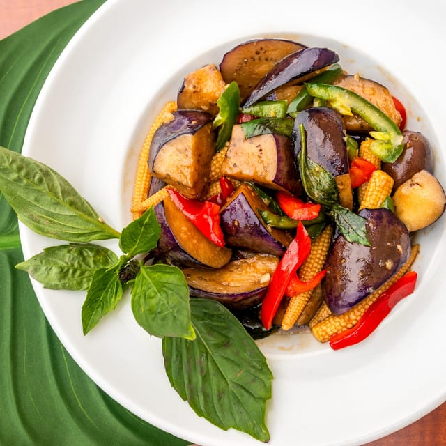 Eggplant Kra Prow.