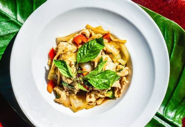 Basil Sauce Stir-Fry.
